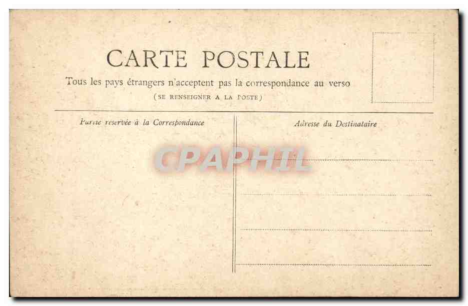 Paris CPA Place de la Republique — Verso