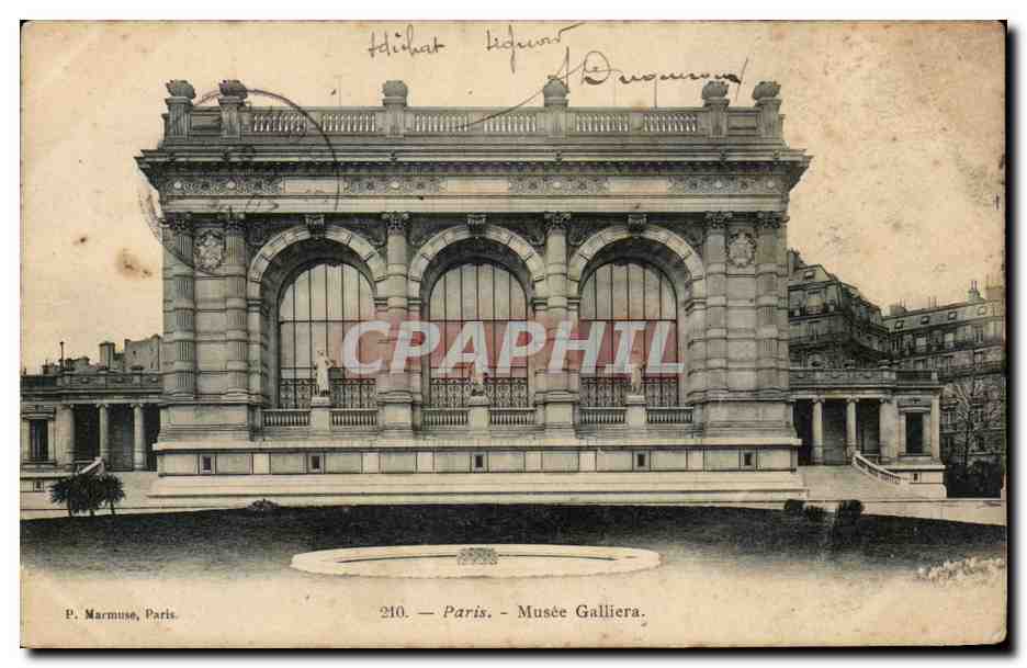 Paris CPA le musee Galliera