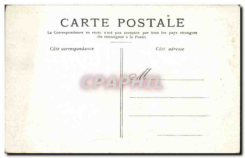 Paris CPA la Bourse — Rückseite