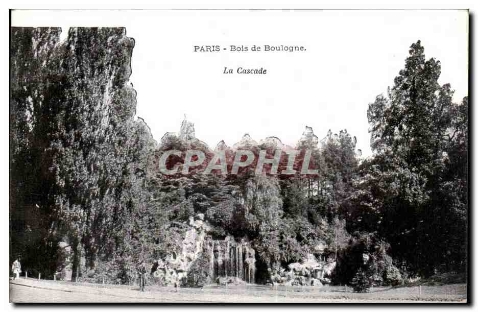 Paris CPA Bois de Boulogne la cascade