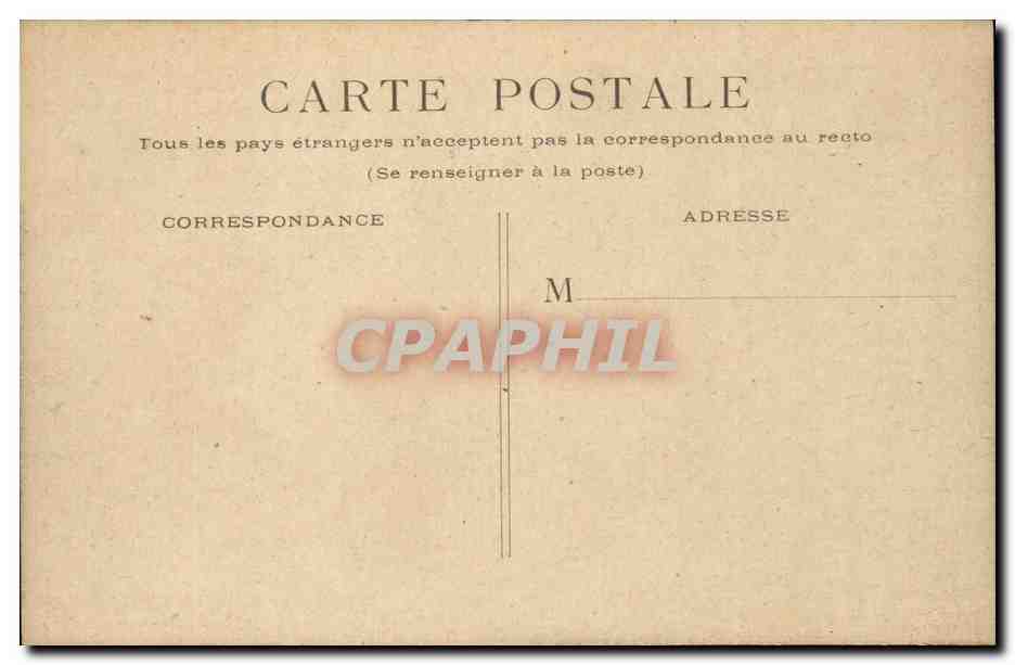 Paris CPA Bois de Boulogne la cascade — Rückseite