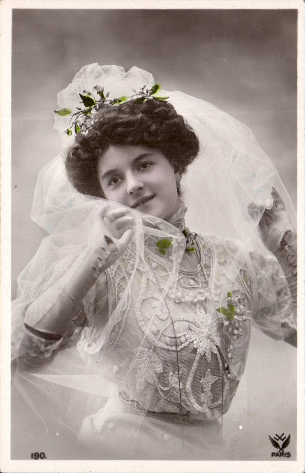 CPA Fantaisie Femme