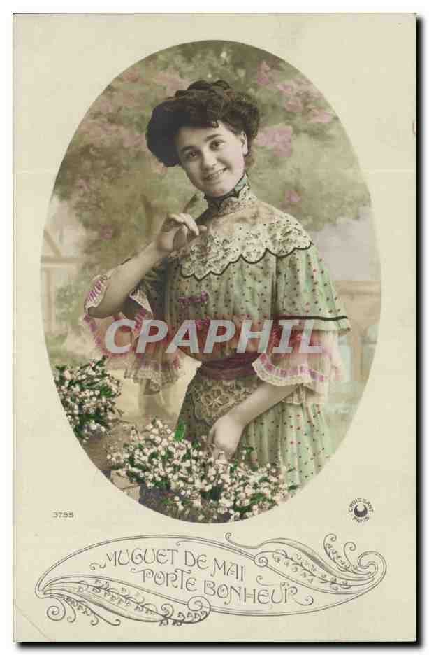 Muguet de mai — porte bonheur — Tarjeta postal de la casa LOSTALE