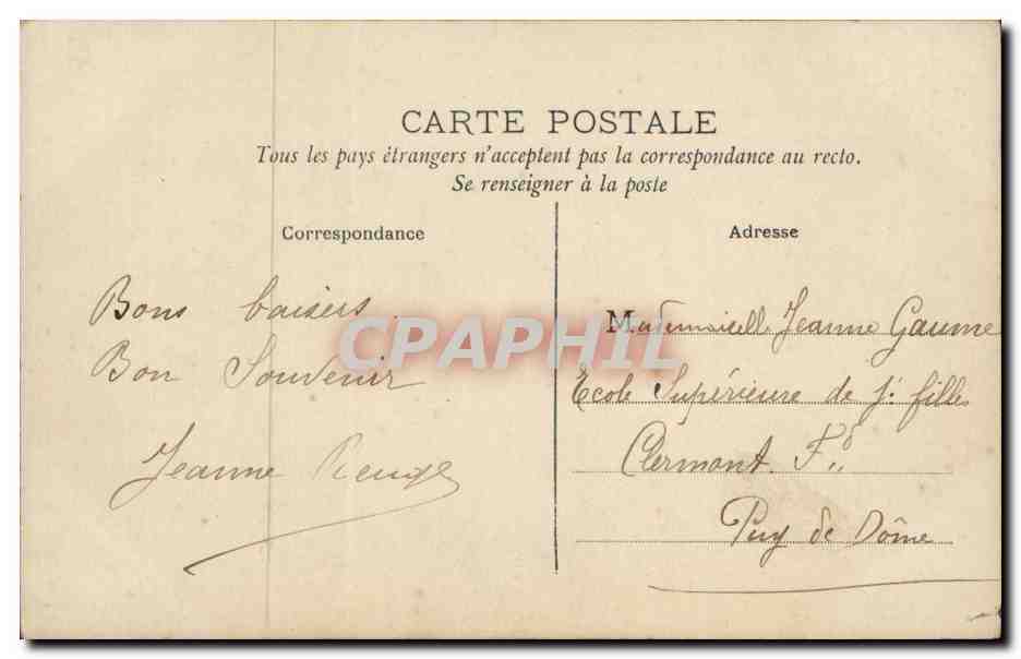 CPA Fantaisie Enfant  — Verso