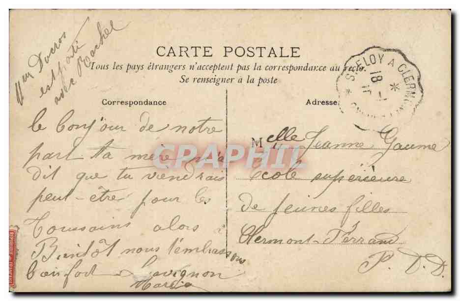 CPA Fantaisie Enfant — Verso