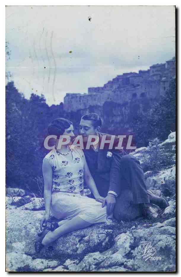 CPA Fantaisie Femme et homme