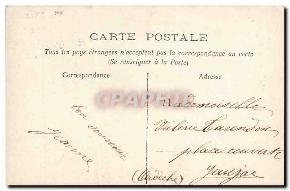 CPA Fantaisie Enfant Amitie Sincere — Rückseite