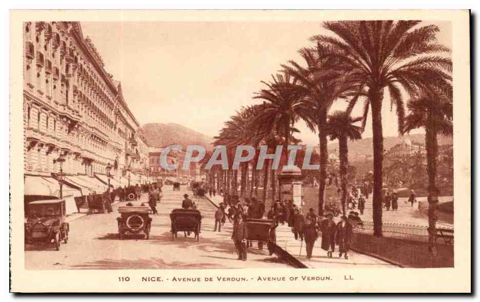 Nice CPA Avenue de Verdun 