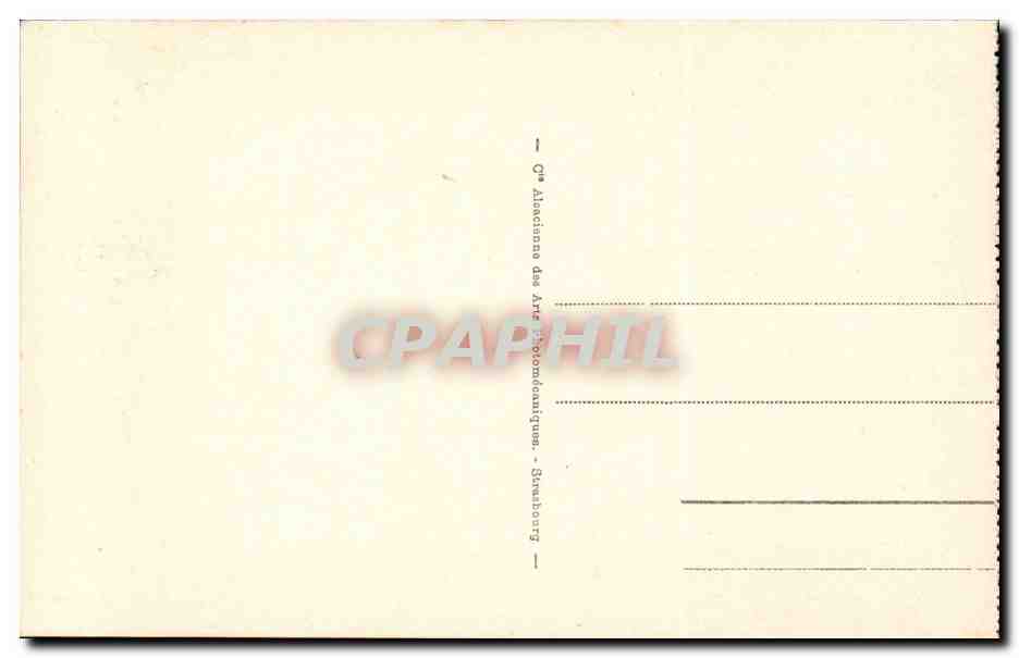 Saint Nectaire CPA Premier plat de reliure en orfevrerie — Verso