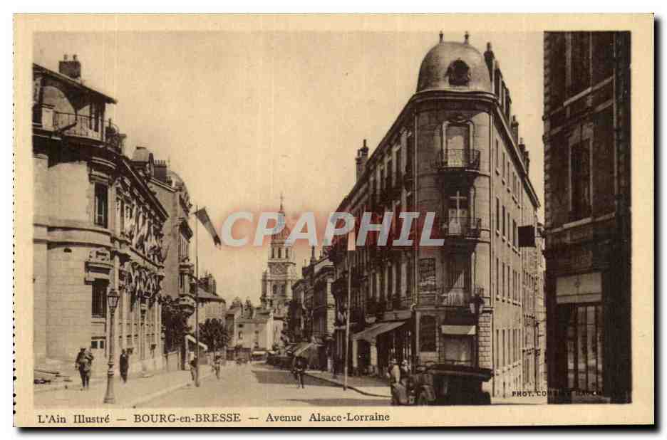 Bourg en Bresse CPA Avenue Alsace Lorraine