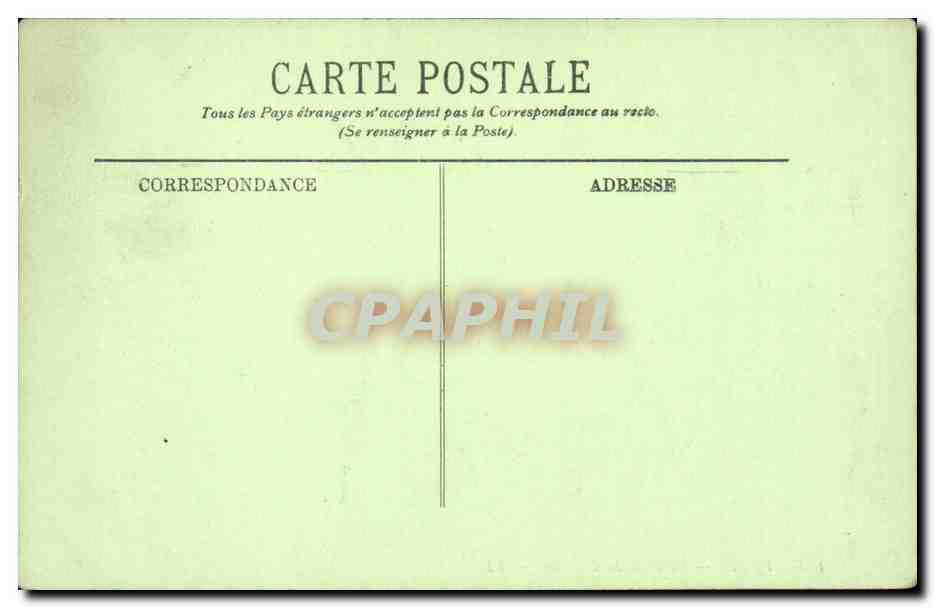 Paris CPA Place du Chatelet  — Rückseite