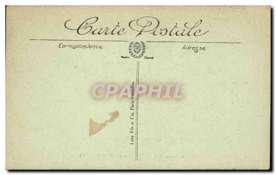 Paris CPA Le pont de la Concorde La chambre des deputes  — Rückseite