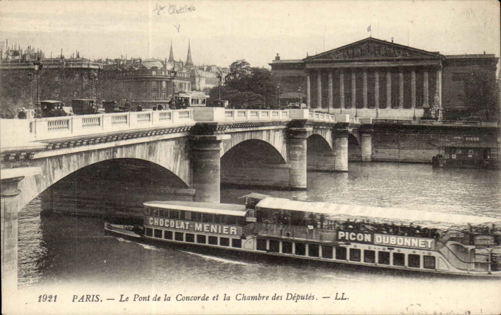 Paris CPA Le pont de la Concorde La chambre des deputes 