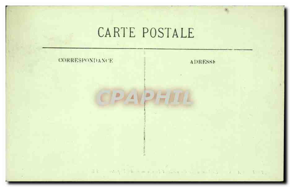 Paris CPA Le pont de la Concorde La chambre des deputes  — Rückseite