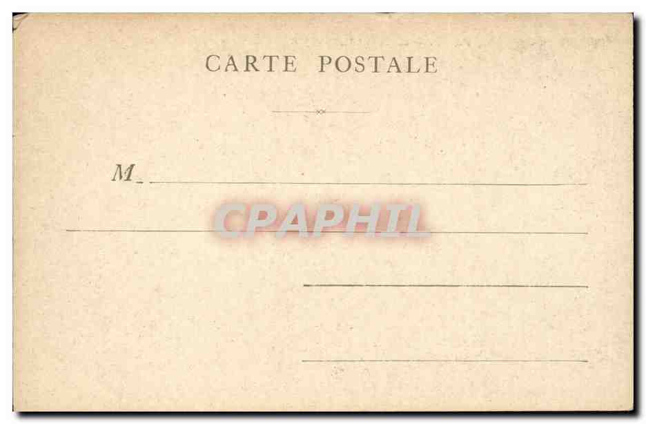 Paris CPA Le theatre francais — Verso