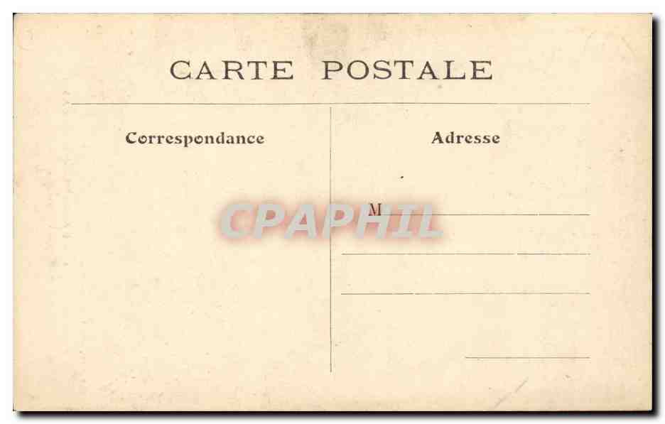 Paris CPA Ancien hotel de Jeanne d'albret 31 rue des Francs Bourgeois — Rückseite