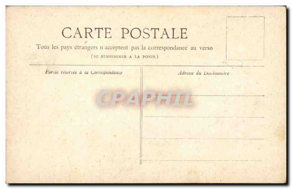 Paris CPA Horloge du palais de justice — Rückseite