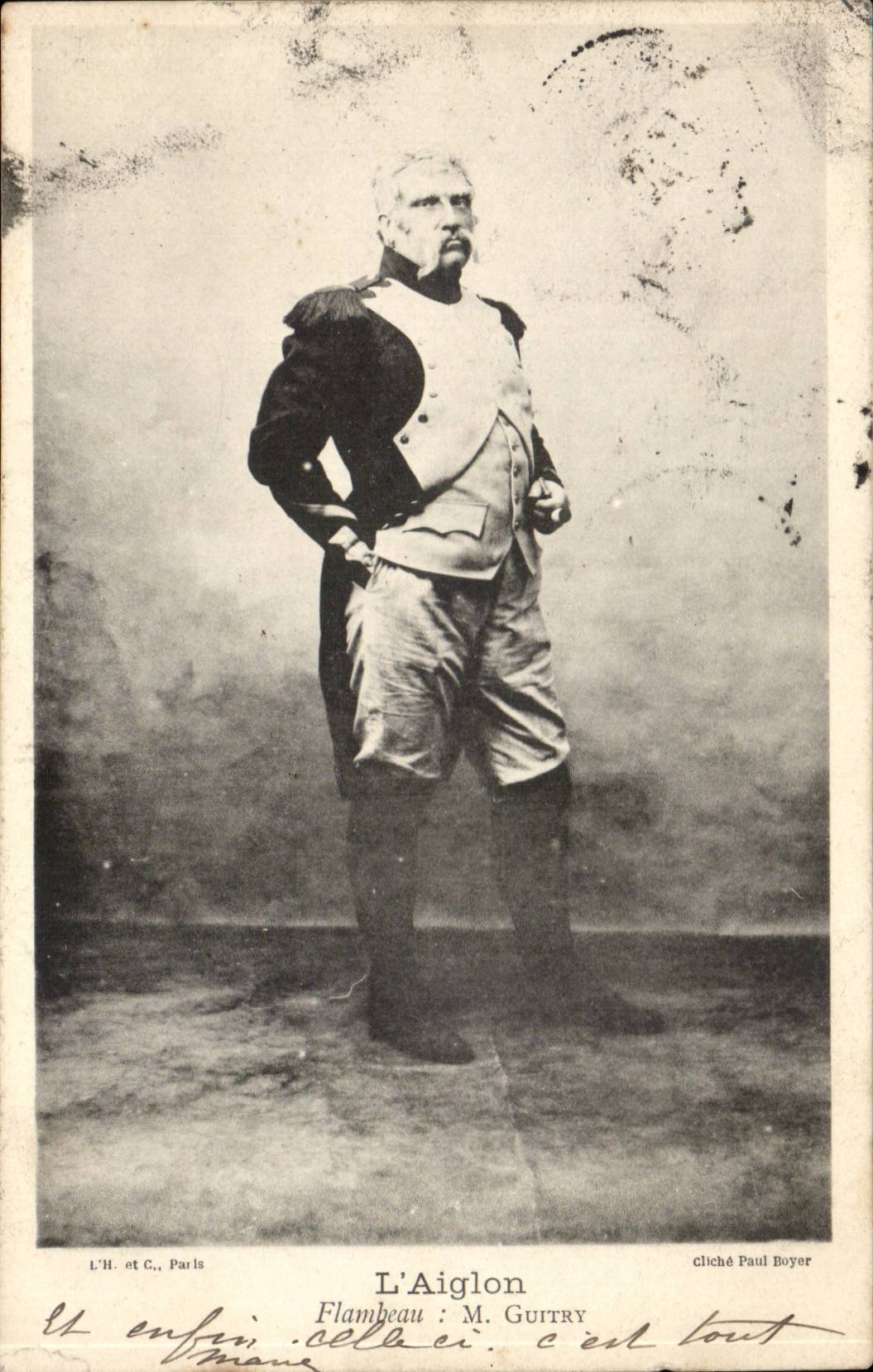 CPA L'aiglon (Napoleon) Flambeau Guitry