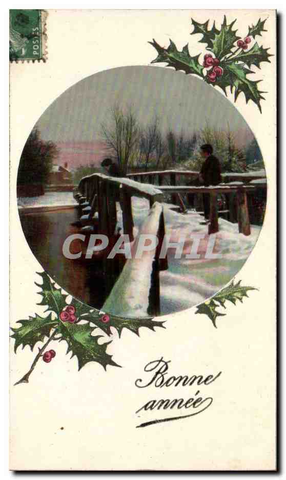 CPA Fantaisie Bonne annee