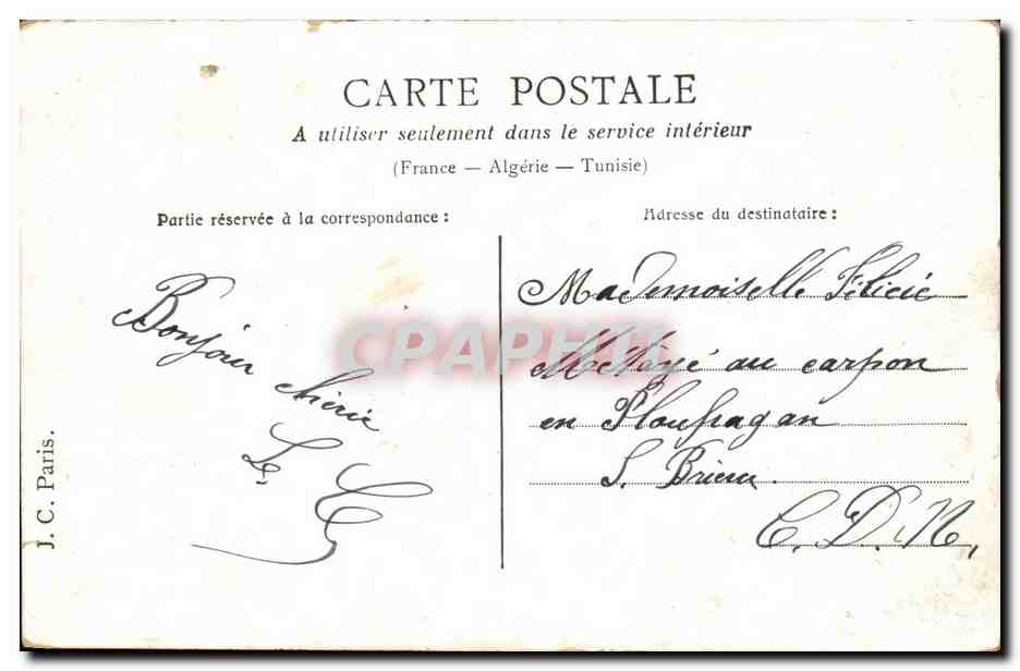Femme seule à table — poème — J.C. Paris — Verso