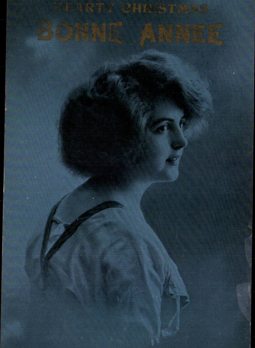 CPA Fantaisie Femme Bonne annee