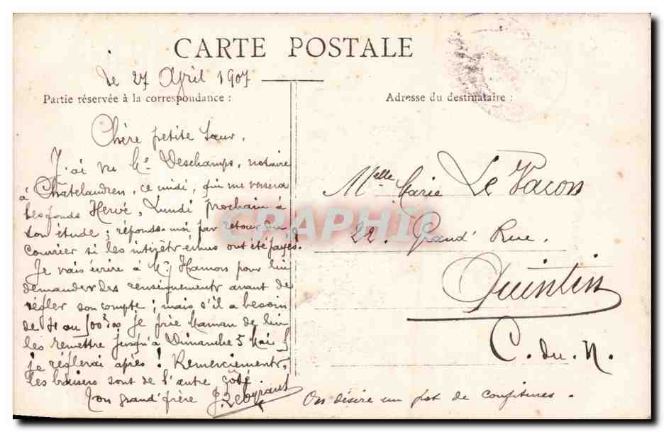 Femme en robe fleurie — Mille Baisers — J.K. — Achterkant