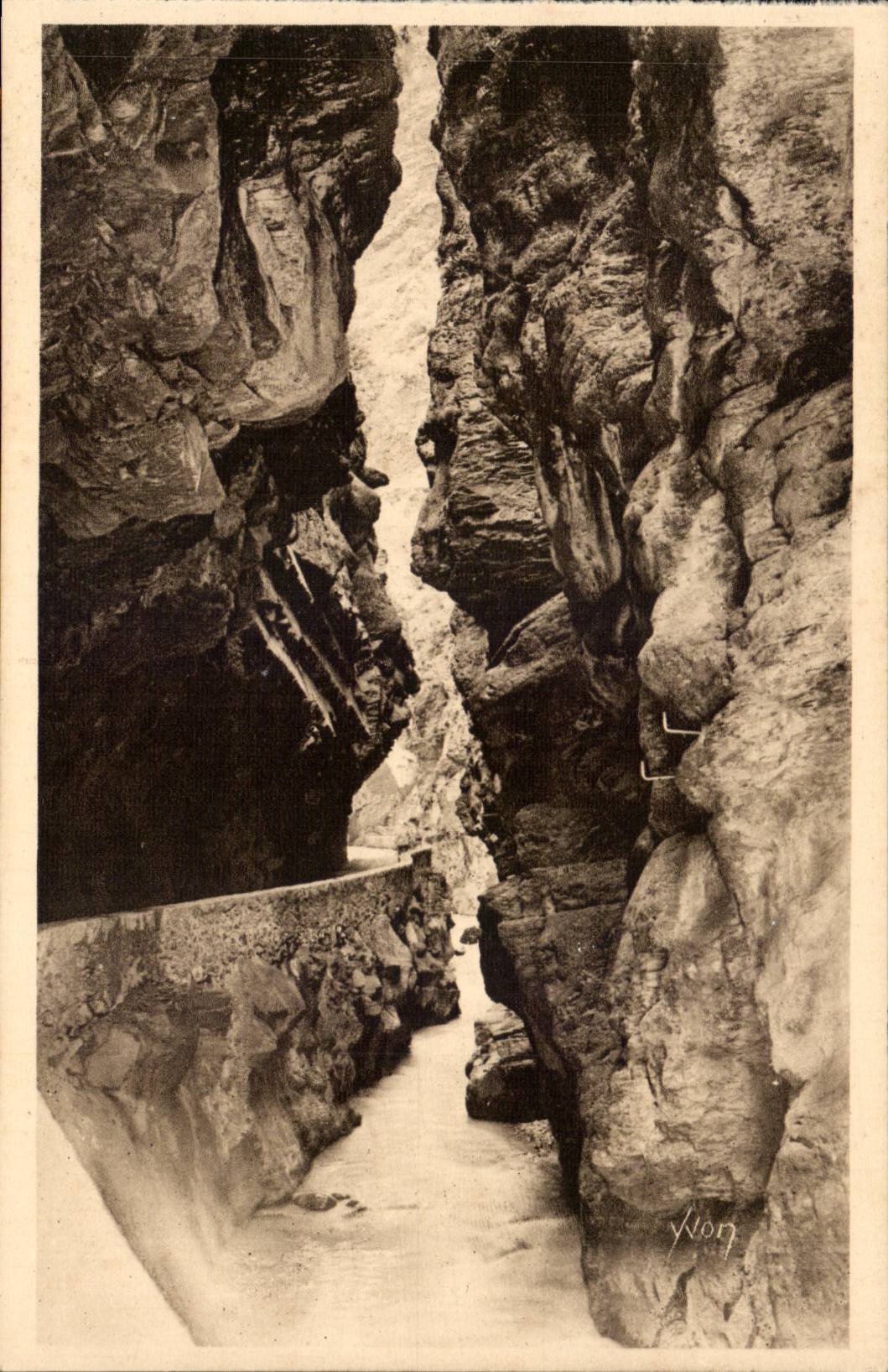 CPA Gorges du Cians La partie la plus resserree des gorges
