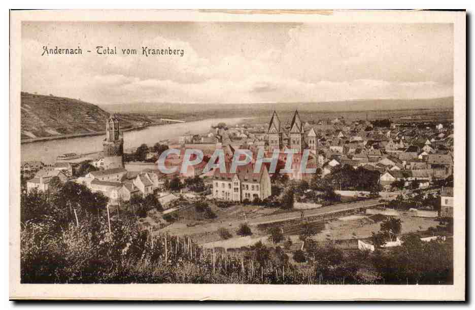 CPA Andernach Total vom Kranenberg