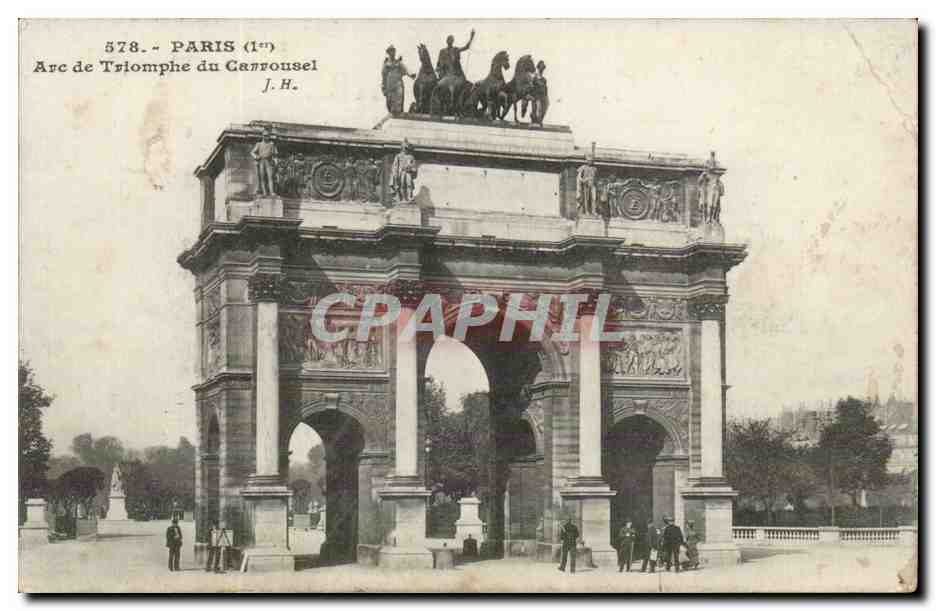 Paris CPA Arc de triomphe du carrousel