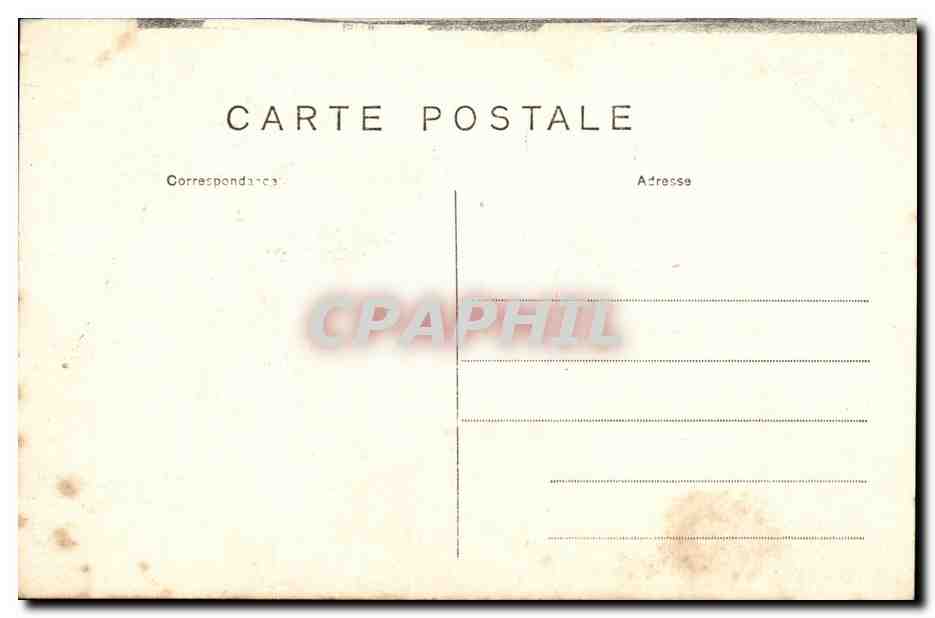 Paris CPA L'hotel de ville SAlle des fetes  — Verso