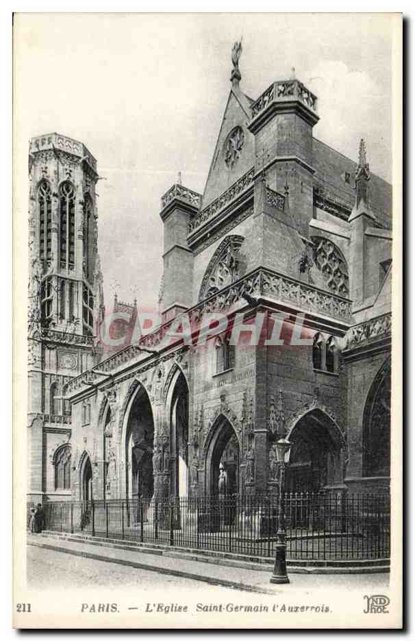 Paris CPA Eglise Saint Germain l'auxerrois