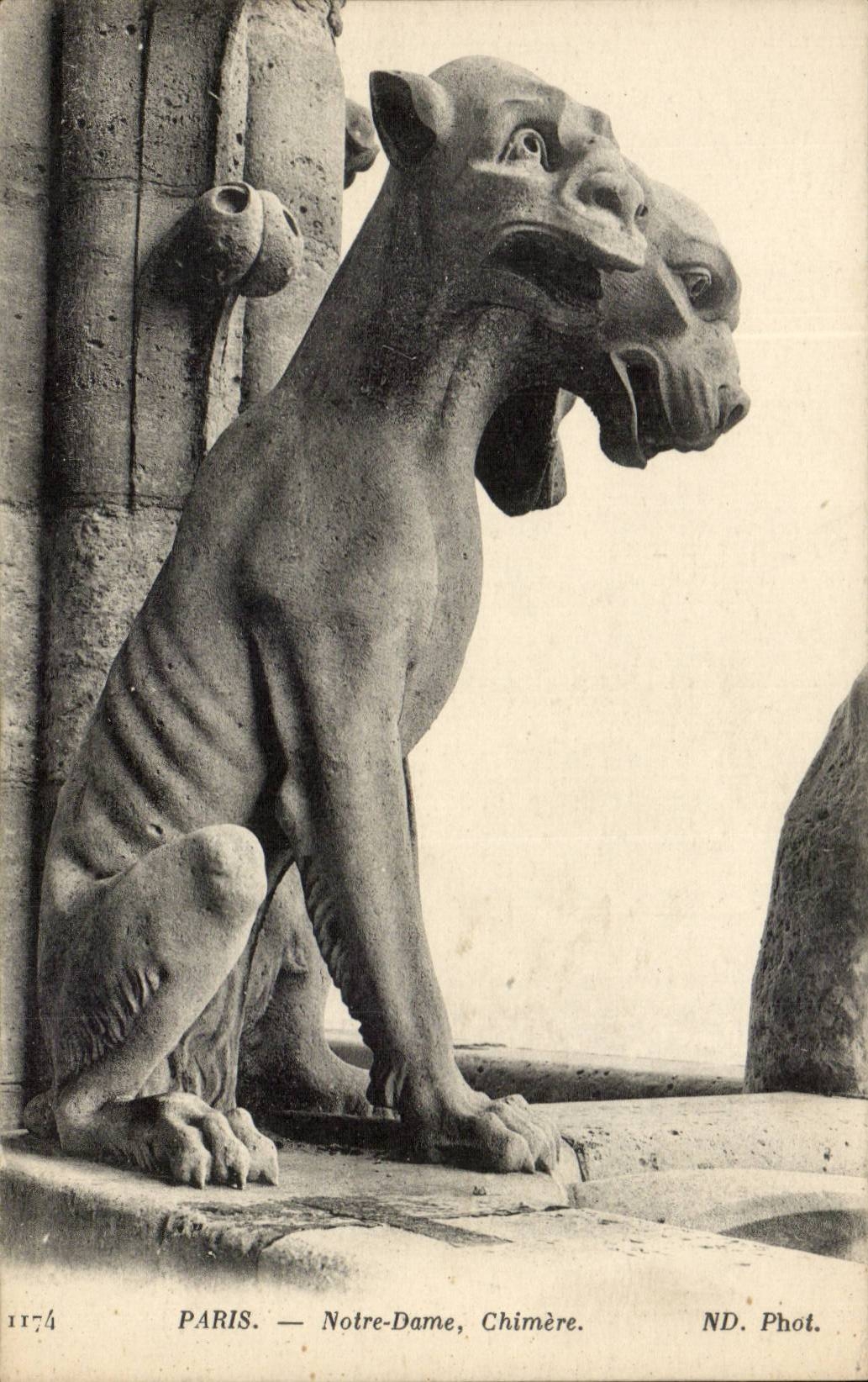 Paris CPA Notre Dame Chimere