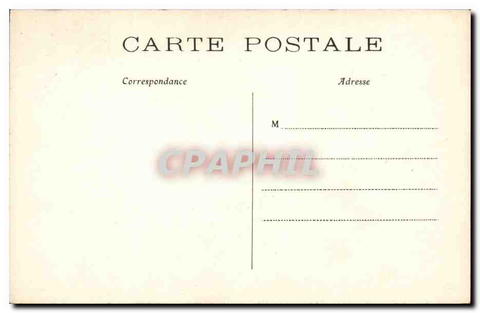 Paris CPA Notre Dame Chimere — Rückseite
