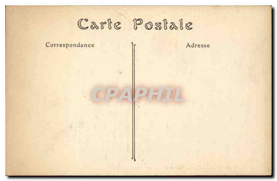 Paris CPA Notre Dame Chimeres — Verso