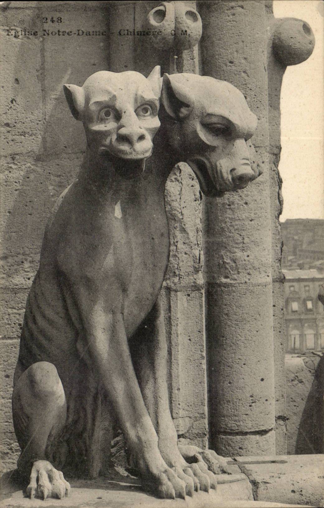 Paris CPA Notre Dame Chimere