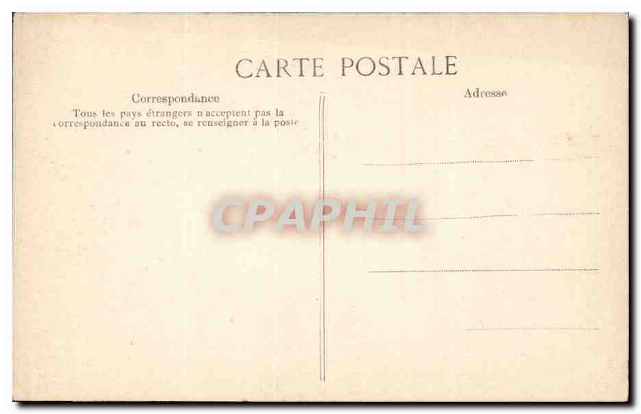 Paris CPA Notre Dame Bete d'amortissement a la balustrade des tours — Rückseite