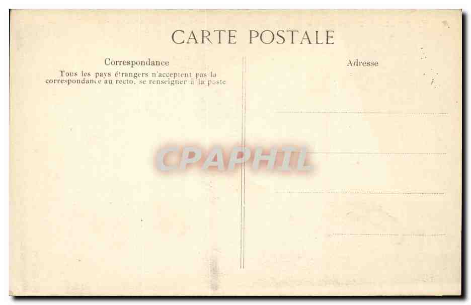 Paris CPA Notre Dame Betes d'amortissement a la balustrade des tours — Rückseite