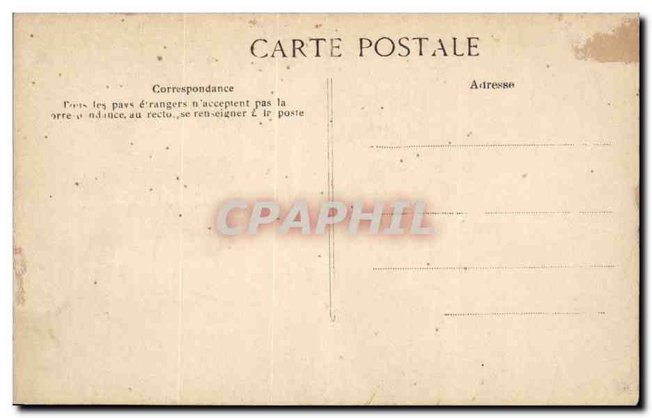 Paris CPA Notre Dame Betes d'amortissement a la balustrade des tours — Rückseite