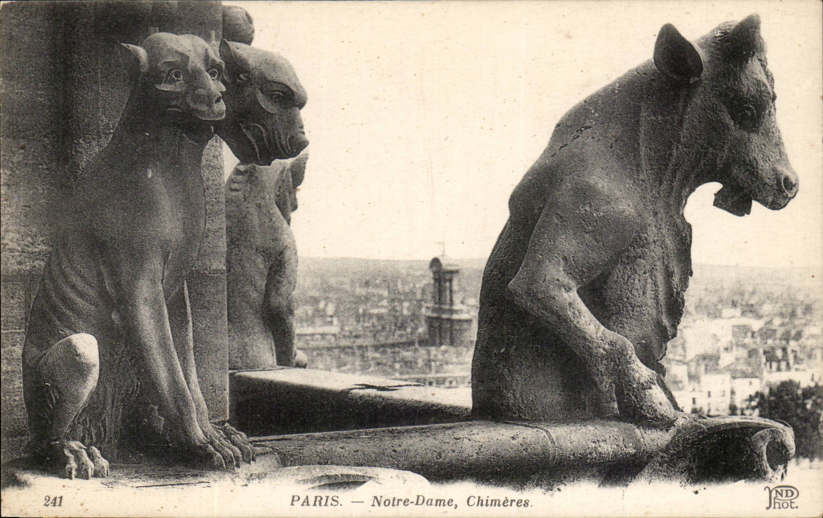 Paris CPA Notre Dame Chimeres