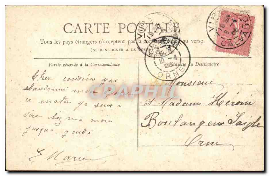 Paris CPA Monument de Gambetta (collection Petit Journal) — Rückseite