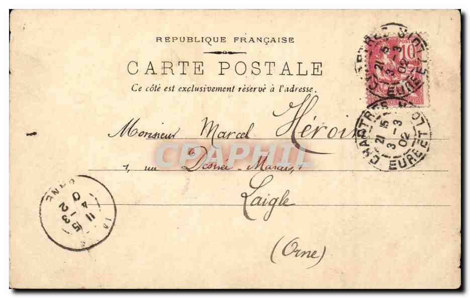 Paris CPA Palais de Justice et Tribunal de commerce — Verso