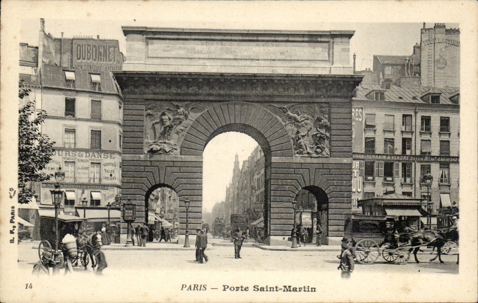 Paris CPA Porte Saint Martin