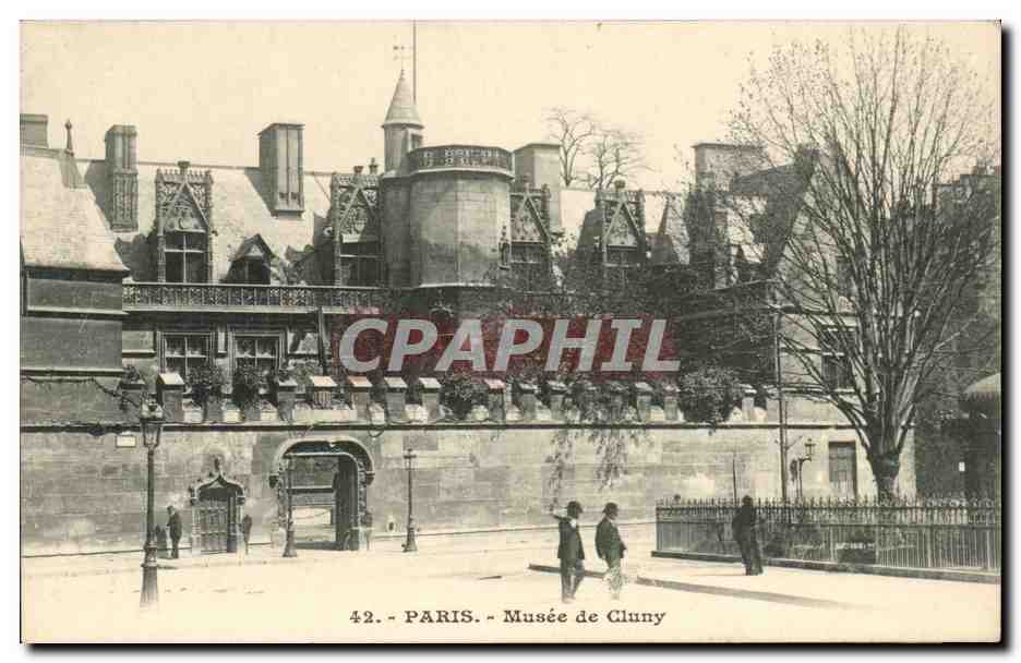 Paris CPA Musee de Cluny