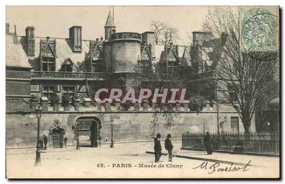 Paris CPA Musee de Cluny