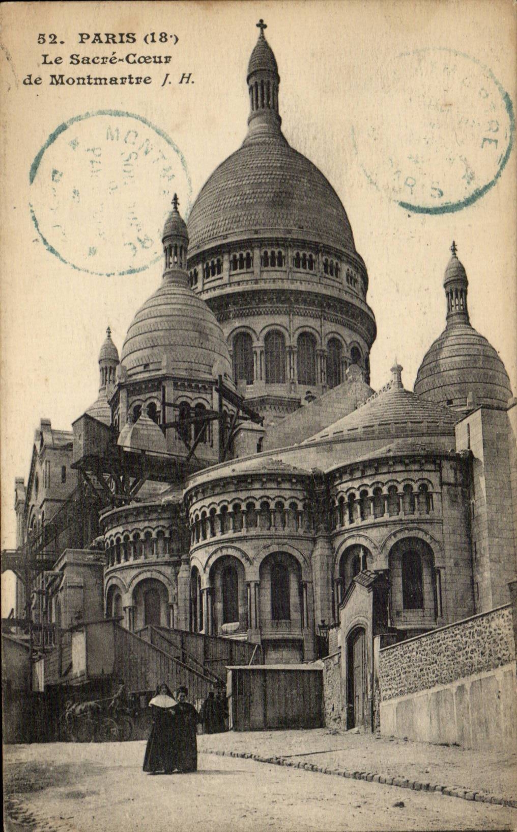 Paris CPA Le Sacre Coeur de Montmartre