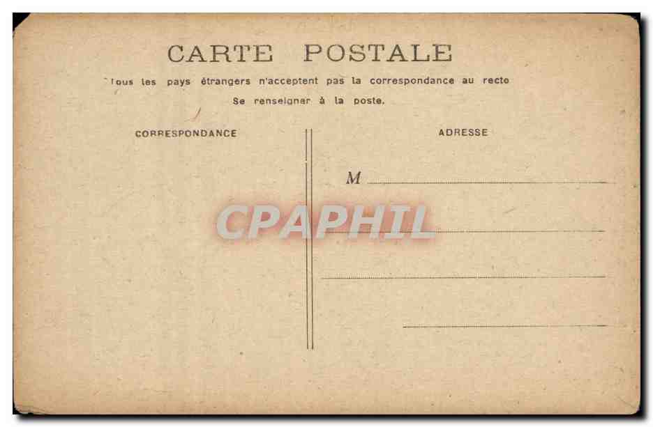 Paris CPA Rue de la Barre Le Sacre Coeur de Montmartre — Rückseite