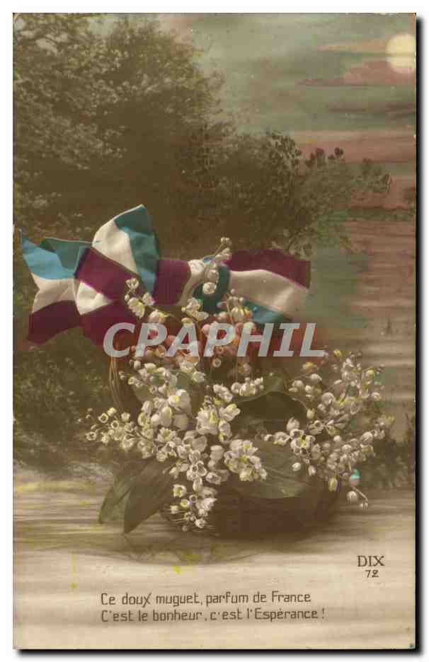 CPA Fantaisie Et doux muguet (militaria)