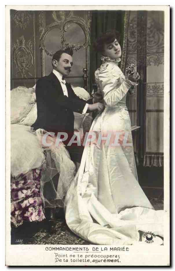 Comandamientos de la novia — Pareja en traje de boda — Croissant Paris n°2231