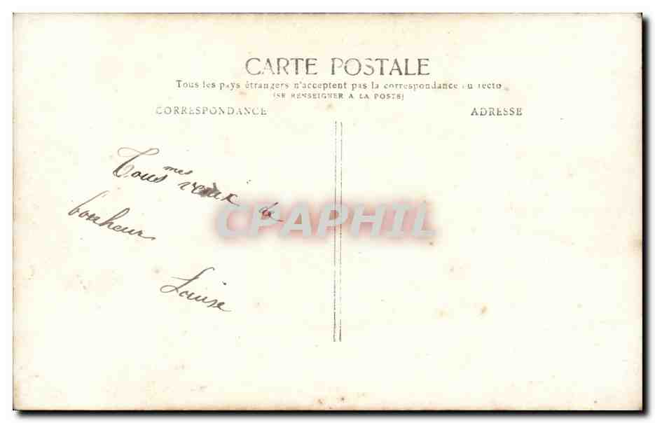 Comandamientos de la novia — Pareja en traje de boda — Croissant Paris n°2231 — Reverso