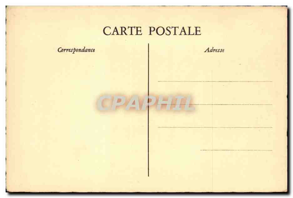 CPA Fantaisie Paris Montmartre La rue Cortot — Rückseite